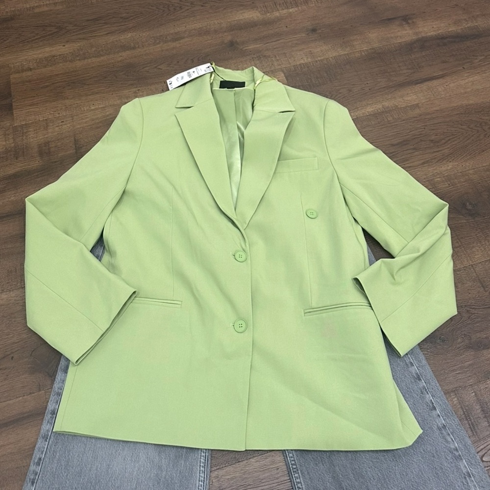 Zara Light Green Blazer
